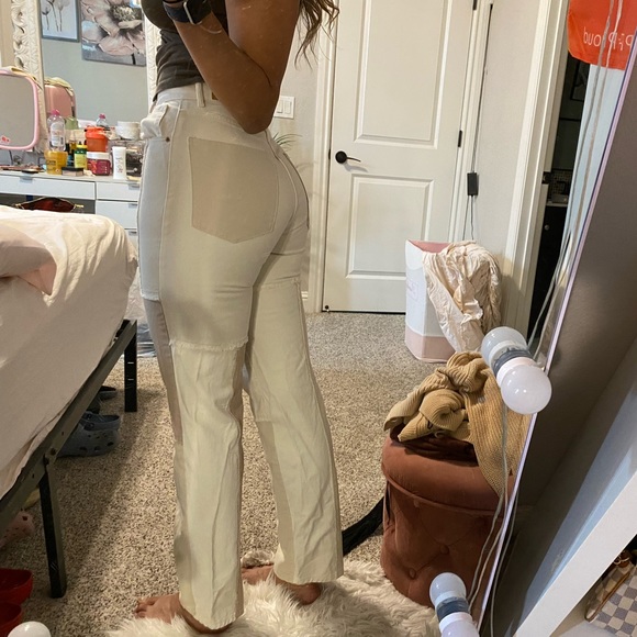 Pacsun Cream/Tan Jeans, size 26 - Picture 2 of 4